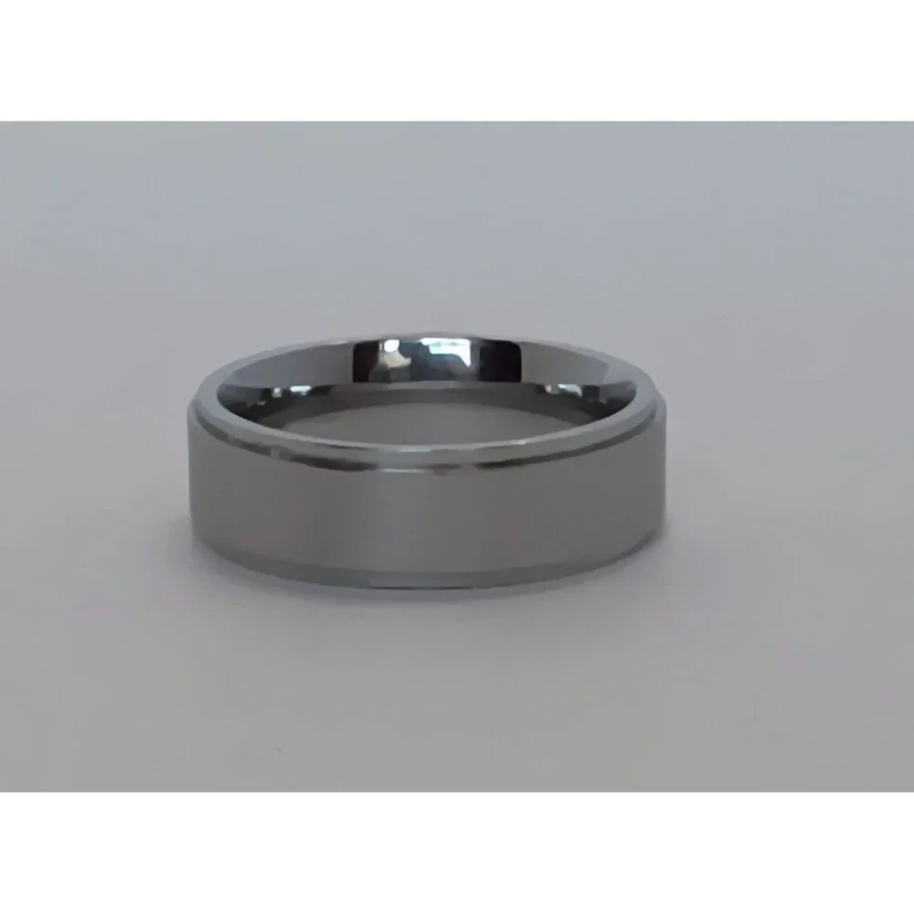 6 mm Stainless Steel Comfort Fit Spinner Band Ring Size 6